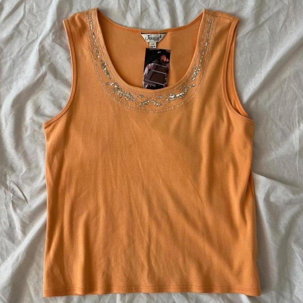 90s Jessica Sequin Tank Top